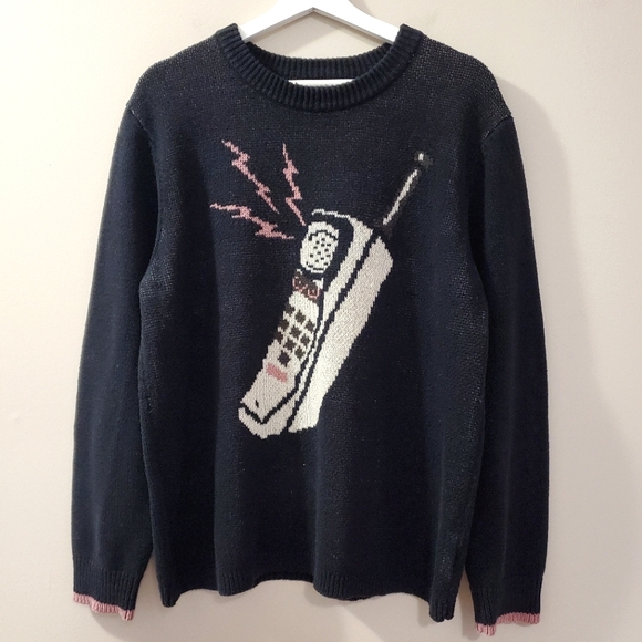 Urban Outfitters - Phone Knit Sweater - Size M - Picture 8 of 8